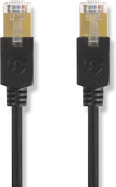 Nedis CAT6 Netwerkkabel - RJ45 Male - RJ45 Male - F/UTP - 1.00 m - Rond - LSZH / PVC - Antraciet - Doos