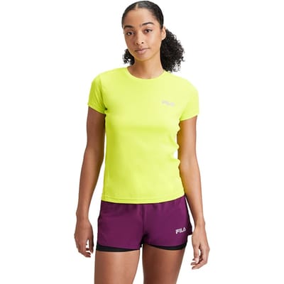 FILA Ragada Running Tee Acid Lime Maat: XS | Sport Shirts Outlet | Dames | Groen
