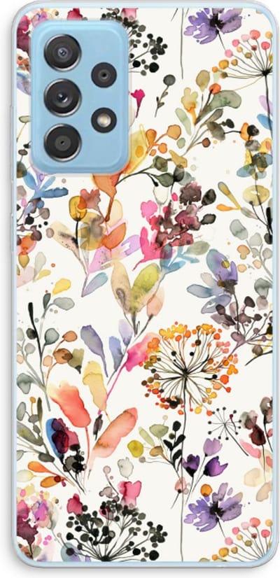 Case Company® - Hoesje geschikt voor Samsung Galaxy A73 hoesje - Wilde grassen - Soft Cover Telefoonhoesje - Bescherming aan alle Kanten en Schermrand