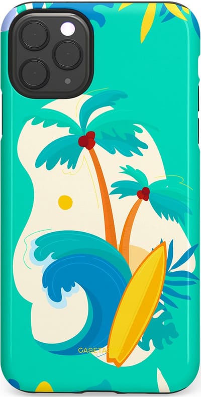 Casetastic Hoesje Geschikt voor Apple iPhone 11 Pro Max - Stijlvolle Beschermende Duo-layer Case - Golvennoot