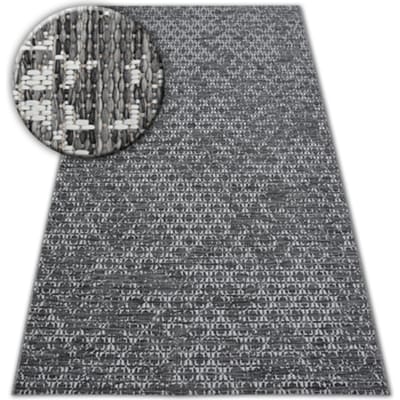Kleden Rugsx Sisal tapijt SISAL LOFT 21145 BOHO ivoor/zilver/g 60x110 cm