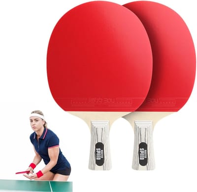 Tafeltennis Sets - Pingpong Paddle - Buiten Trainen - Draagbaar Ontwerp - 2 Paddles 3 Ballen - Niet Gespecificeerd