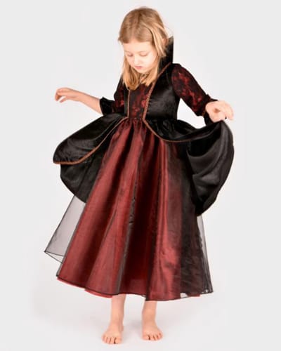 Den Goda Fen verkleedjurk vampier koningin deluxe maat 134-140.