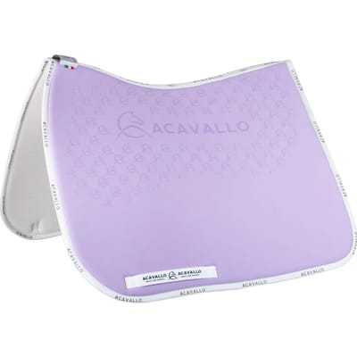 Dressuurmat voor paard met bamboevezel kussen eronder Acavallo Lycra Gel Grip