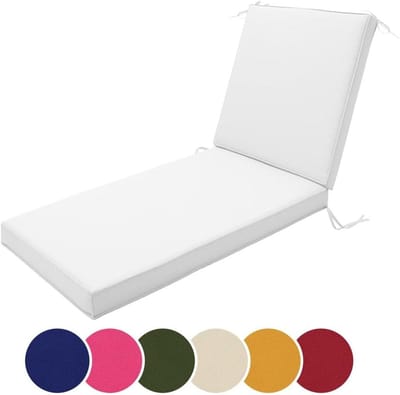 Ligstoel Kussen Set - Lounger Kussen - Buiten Ontspannen - Waterdicht Antislip Materiaal - 203 x 66 x 8 cm