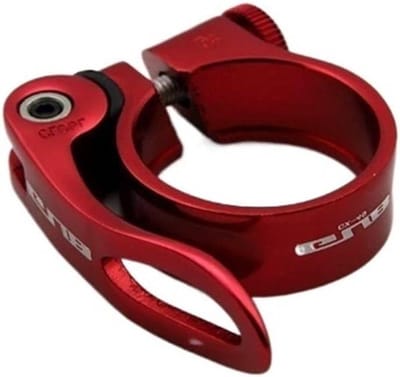 Bicycle Saddle Clamp Aluminum Quick Release Road Bike MTB Mountain Bike Seatpost Seat Post Clamp 31.8mm 34.9mm Seat Post Clamp Seat Post Clamp (34.9 Red)
