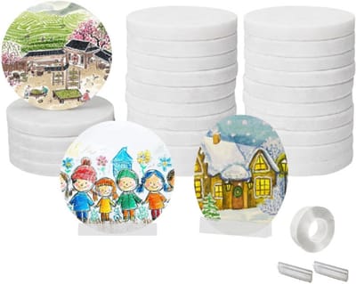 Thuys – 30 Stuks – Witte Stenen Om te Beschilderen – Grote Gladde Kiezelstenen – Natuurstenen – Met Diameter Van 6 cm