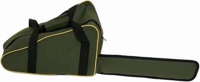 Kettingzaag Draagtas - Beschermhoes Opberger - Veilig Transport - Duurzaam Oxford Materiaal - 89 x 48 x 13 cm - Donkergroen