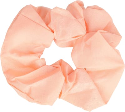 Haarsoires Haarelastiek Scrunchie – Basic – Satijnlook Stof – Lichtroze - Haarkrinkel - Haar Elastiek met Stof - Zacht & Haarvriendelijk