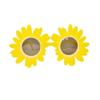 Grappige madeliefjeszonnebrillen voor feest en strand - Licht en duurzaam - Perfecte accessoire