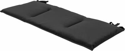 Madison - Bankkussen - Eco Phantom Black - 150x48cm - Tuinbankussen - Buitenbank - Tuinkussen - Zwart - Weerbestendig
