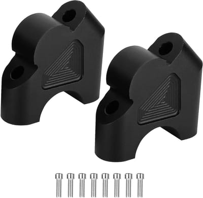 Stuurverhoger Motorfiets - Stuurklem Adapter - Comfortabel Rijden - Ergonomisch Ontwerp - 32 mm - Zwart
