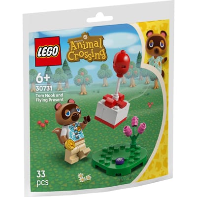 LEGO 30731 Bags Animal Crossing Tom Nook met  vliegend cadeautje