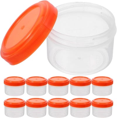 Draagbare Sausdozen, Transparante Voedselopslagbekers, 12 Stuks voor Sauzen en Specerijen