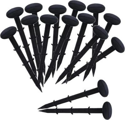 48 Stuks 21 cm Lange Plastic Haringen voor Camping en Tuin - Ideaal voor Tent, Onkruidbestrijding en Grondbevestiging