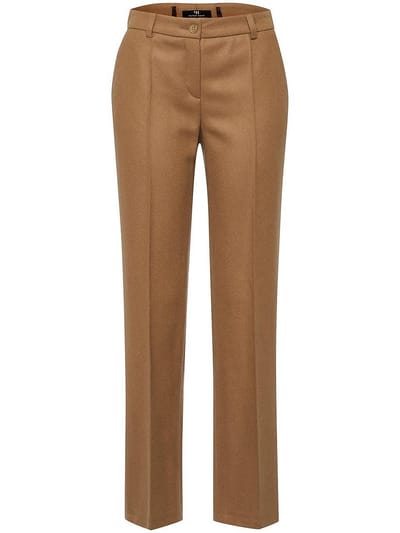 Broek persplooien Van Fadenmeister Berlin bruin