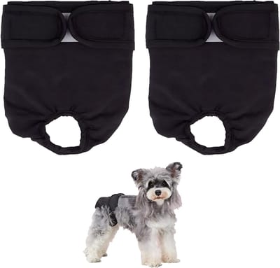 Herbruikbare hondenluiers voor teefjes - Wasbare menstruatiebroekjes voor honden, ideaal voor loopsheid en incontinente honden, comfortabel en praktisch voor huisdieren