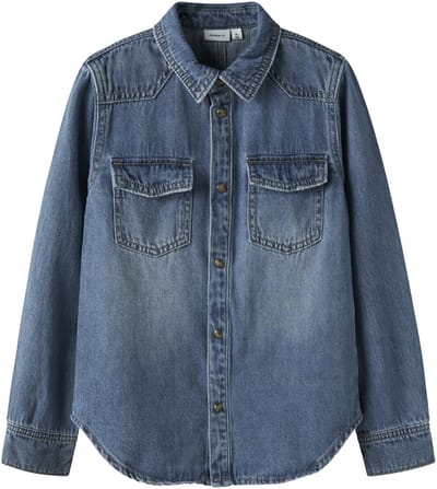 NAME IT - NKMKIM DNM LS SHIRT 6677-OZ T - Jongens - Overhemden
