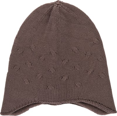 Bold Bamboo kinder muts Hári - Kind 4-7 jaar - 100% organisch bamboe - Knit beanie - Bruin