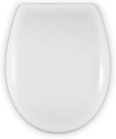Toiletbril Universeel - WC Deksel - Badkamer Vernieuwen - Verstelbare Scharnieren - 43 x 36 cm - Wit
