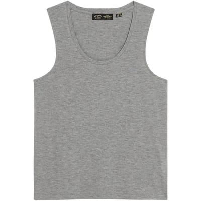 Superdry - Tanktop met laag uitgesneden ronde hals - Dames - Vesten