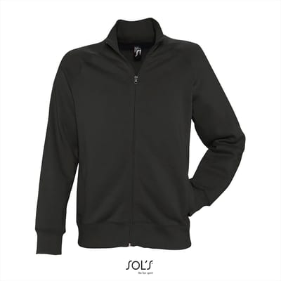 SOL'S Men´s Zipped Jacket Sundae L472 - Black - L
