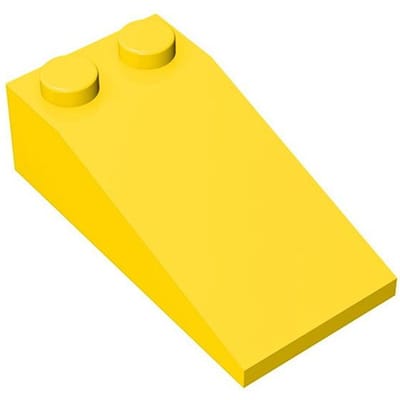 10 STUKS 30363 Hellingsblok 18 2 x 4 Gaten Schuine Kolommen Blok Moc Compatibel met Baksteen DOE-HET-ZELF Kinderspeelgoed 10PCS geel