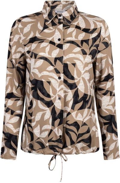 Zoso Blouse Patty 255 1110 Camel Dames Maat - S