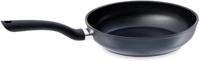 Bratpan Aluminium - Koekenpan Gecoat - Vetarm Braden - PFOA-vrije Anti-aanbaklaag - Ø 26 cm - Zwart