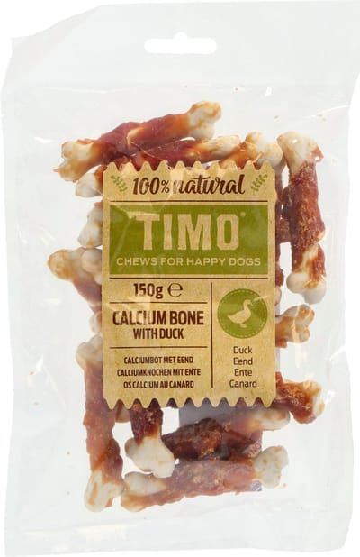 Timo Calciumbot Met Eend - Hondensnacks - Eend 150 g