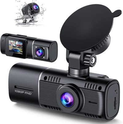 Auto Dashcam - Rit Camera - Veilig Documenteren - Drie Kanalen Opname - 1080p FHD - Zwart