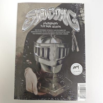 P1HARMONY - [SAD SONG] 7e Mini Album, autocollant d'AsiaPopGang en cadeau Ver.A