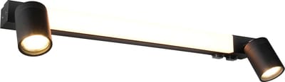 TRIO ENRICO - Wandlamp - Zwart mat - incl. 1x SMD 6,5 W -