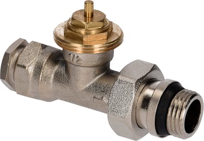 Sanivesk Body Inregelbaar Thermostatisch Recht 1/2" x 15mm Radiatorkraan