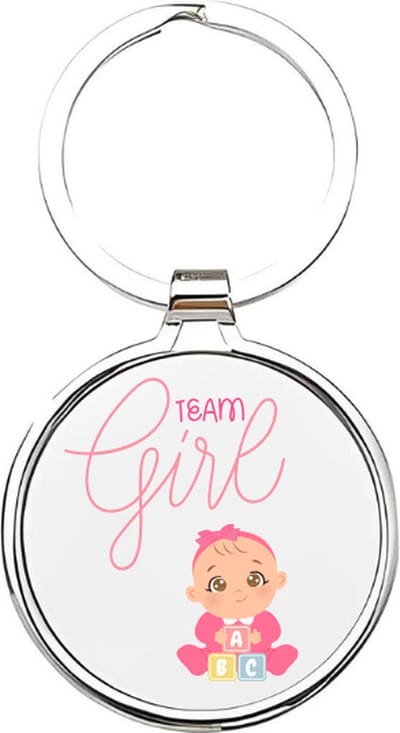 Akyol - its a girl Sleutelhanger - Meisje - meisjes - meisje geboorte cadeau - geboorte meisje cadeau - it's a girl kraam cadeau - cadeau pakket - babyshower - baby sleutelhanger - cadeau - kado - geschenk - gift - 4 x 7,5 CM