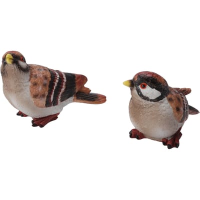 Tuinvogel Ornament Hars Ambachten Binnenplaats Simulatie Vogel Modellen Decoratieve Ornamenten gray