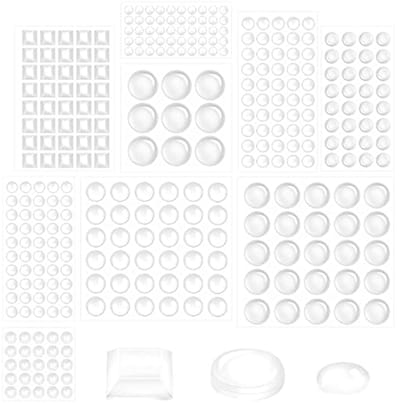 Zelfklevende Rubber Buffers - 317 Stuks, Transparant en Elastisch