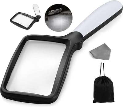 Vergrootglas met Licht - Inklapbare Leesloep met Dimbare LED's voor Senioren en Hobbyisten