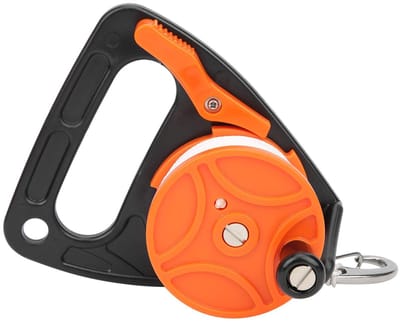 Dailygoods- Duiklijnhaspel 46m/150ft - Multifunctionele Duik Reel - ABS Kunststof - Handgreep - Lichtgewicht 317g - Gebruiksvriendelijke Bediening - Duikrol