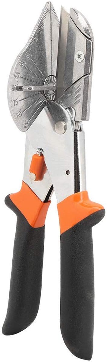 Allecto - Multi Angle Shear Scissor - Hoekscissors - Voor het zagen van dun hout - Zwart - Knipgereedschap - Handig voor hobbyisten - Perfect voor ..