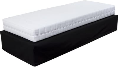 Bed Box Wonen Boxtwin met matrassen 80x200 cm onderschuifbed