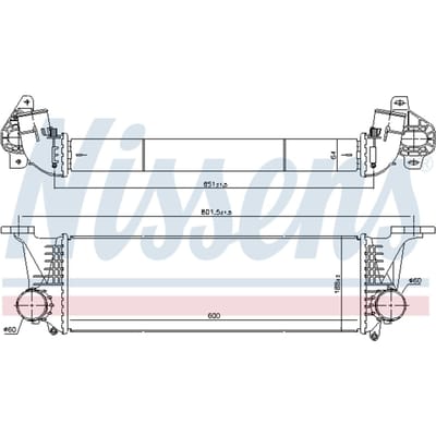 Intercooler NISSENS 96246