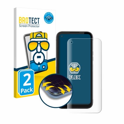 BROTECT - Screenprotector voor Gigaset GX6 Pro - Folie Beschermfolie transparant volledig dekking - 2 Stuks
