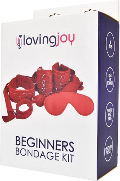 Power Escorts Loving Bondage Set Rood - N11588 - 8 Pieces Bondage Set