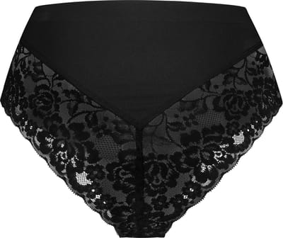 Ten Cate Secrets high waist brazilian met kant zwart voor Dames | Maat M