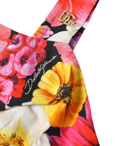 Bloemige Cropped Top Mouwloos Bik1791