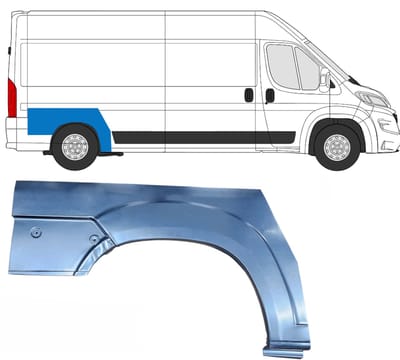 Reparatiepaneel achterspatbord voor Opel Movano 2021-2026 / Rechts