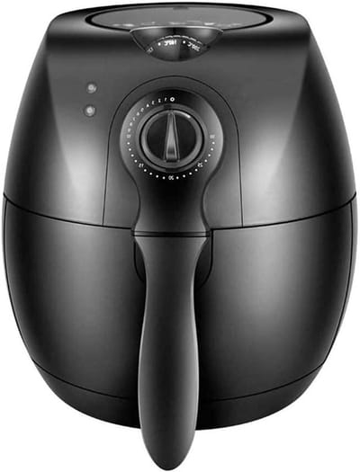 Heteluchtoven - Airfryer Frituurpan - Gezond Koken - Snelle Luchtcirculatie - 1500W - Zwart