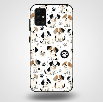 Smartphonica Telefoonhoesje voor Samsung Galaxy A71 4G met honden opdruk - TPU backcover case honden design geschikt voor Samsung Galaxy A71 4G