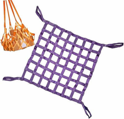 Hefnet Riem - Hijsslingernet Vrachtnet - Goederen Hijsen - Sterk Polyester Weefsel - 3 x 3M Mesh 15cm - Niet gespecificeerd
